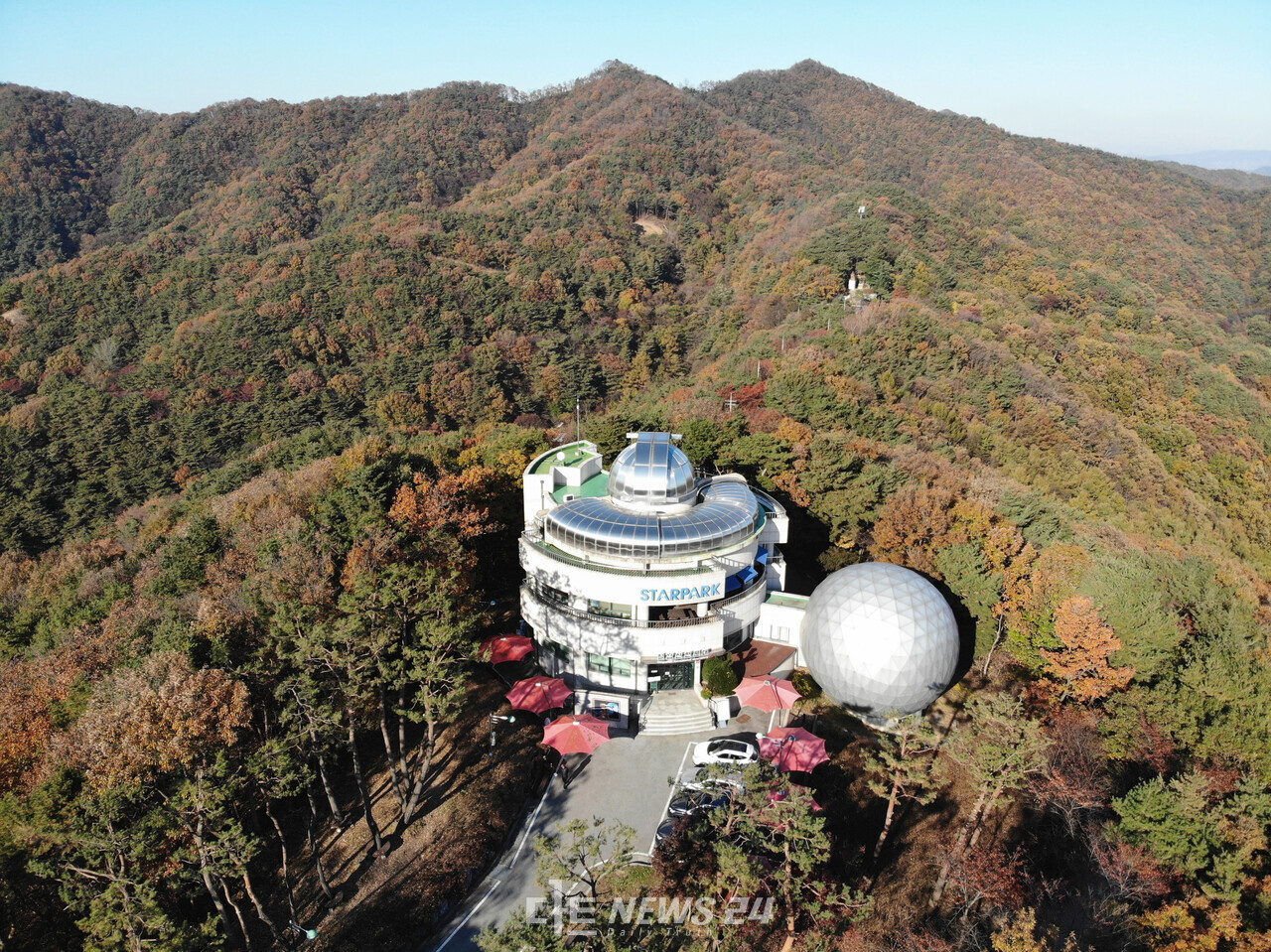 칠갑산 천문대 모습. 