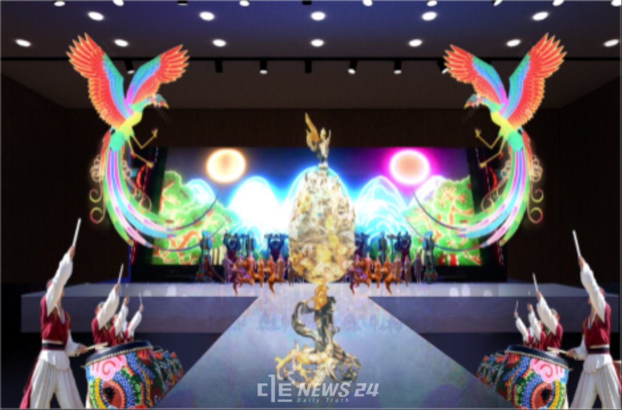 부여군에서 이날 진행된 폐막식 상징 이미지. 부여군 제공. 