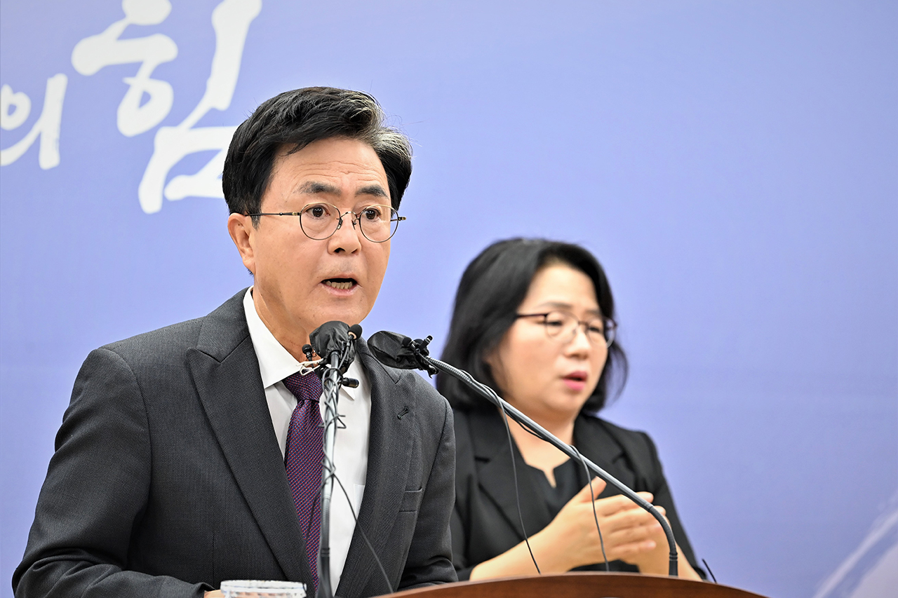 김태흠 충남지사는 이날 도청 기자회견에서 “의대 정원 확대 계획을 적극 환영한다”며 “윤석열 정부의 시의적절한 결정이라고 생각한다. 지지한다”고 말했다. 김 지사는 충남 국립 의대 신설 필요성도 밝혔다. 충남도 제공.