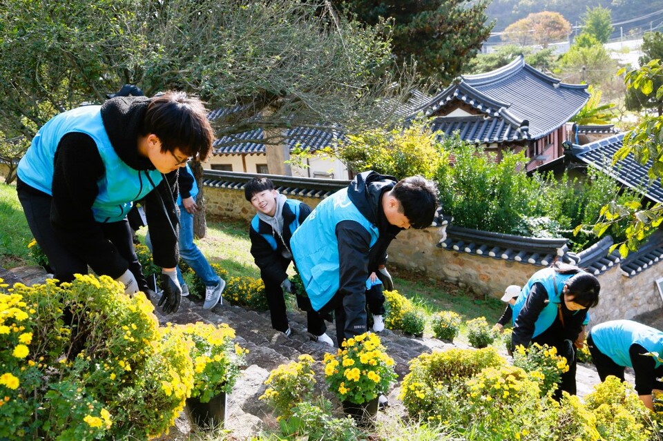 현대제철 문화재보호활동. 현대제철 제공.