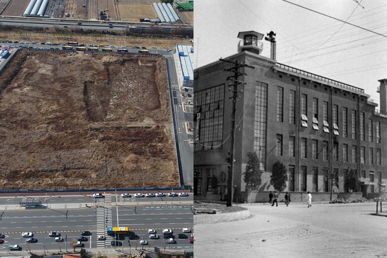 사진 왼쪽부터 대전 유성복합터미널 사업 부지, 옛 대전부청사 과거 모습. 대전시 제공.