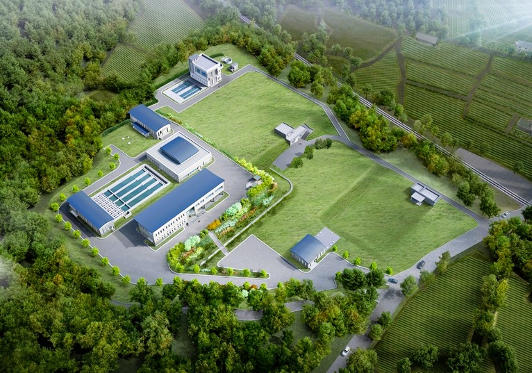 창동정수장 조감도