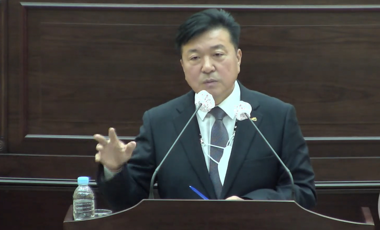 최재구 예산군수가 6일 열린 군의회 제287회 2차 정례회 군정연설을 통해 내포혁신도시 지정 이후 지지부진한 공공기관 이전 등에 아쉬움을 드러냈다. 자료사진. 