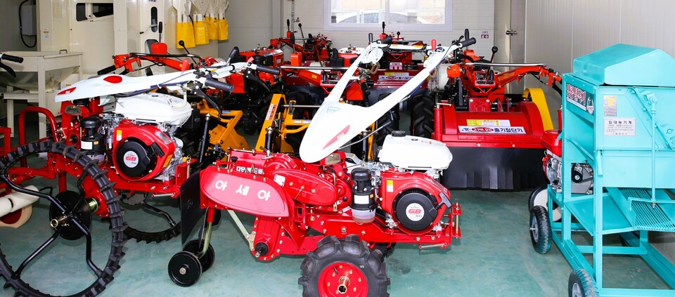 소형 농기계(관리기). 태안군 제공.