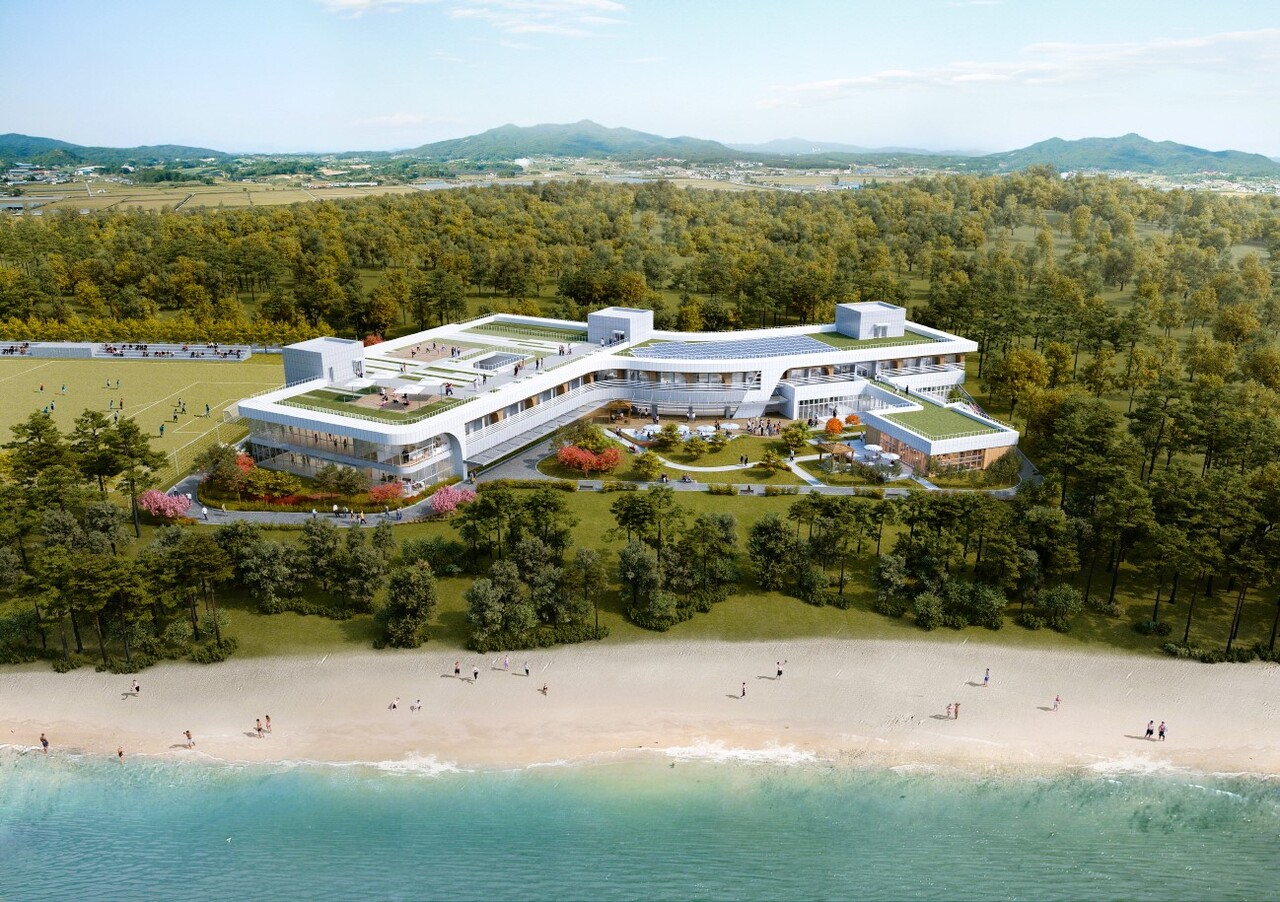 해양치유센터 조감도. 태안군 제공.