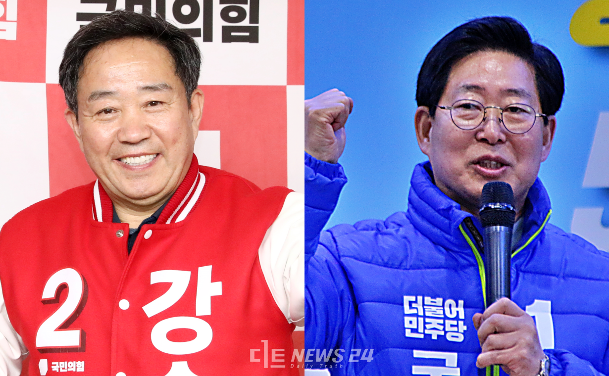 강승규 국민의힘 후보(왼쪽)와 양승조 더불어민주당 후보가 약속한 공약 대부분이 중·장년층 대상에 치중된 모습이다. 자료사진. 