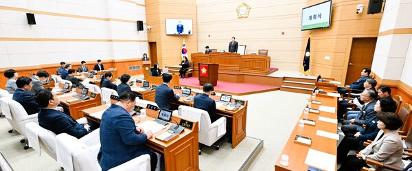 보령시의회가 15일 제257회 임시회를 열었다. 보령시의회 제공.