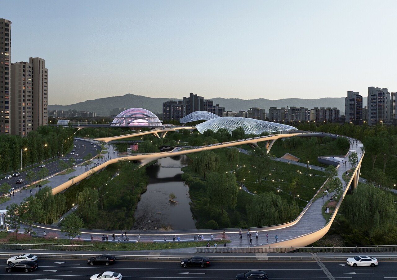 대전시가 우수작으로 선정한 더시스템랩 건축사사무소 (가칭)대전아트파크 출품작. 대전시 제공.