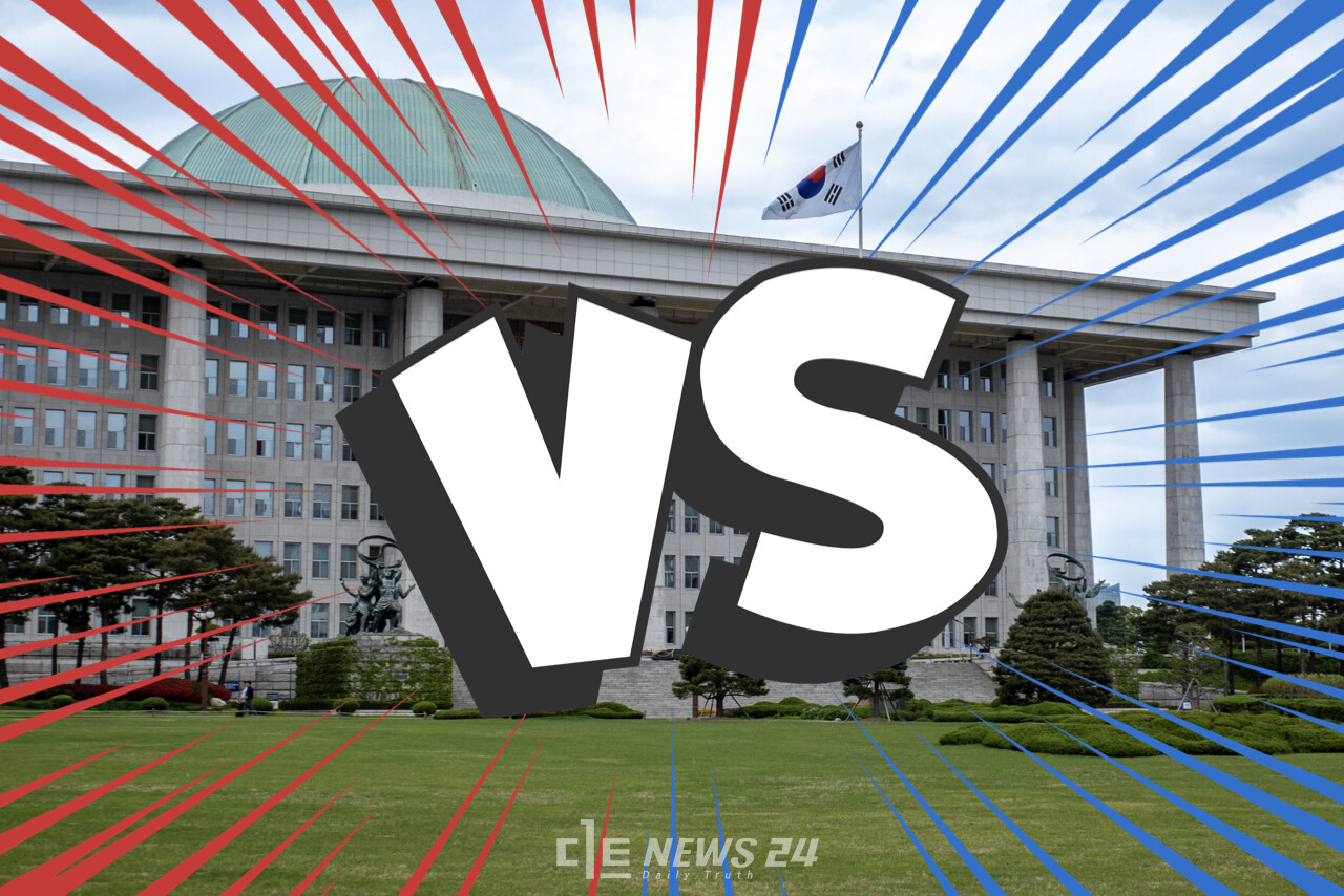 여야 간 대치정국은 22대 국회에서 더욱 심화되는 모양새다. 범야권은 개원과 동시에 윤 대통령이 재의요구권을 행사한 ‘채상병 특검법’ 등 법안 재발의를 예고했고, 여권은 입법독주를 막기 위한 카드로 ‘대통령 거부권 행사’로 맞불을 놨다. ⓒ황재돈 기자.