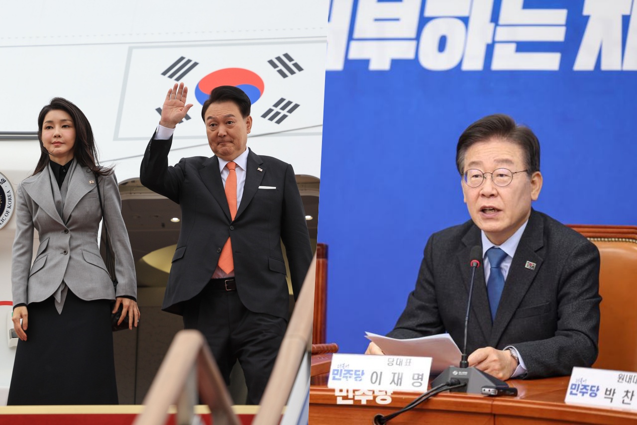  대통령실, 더불어민주당 제공.