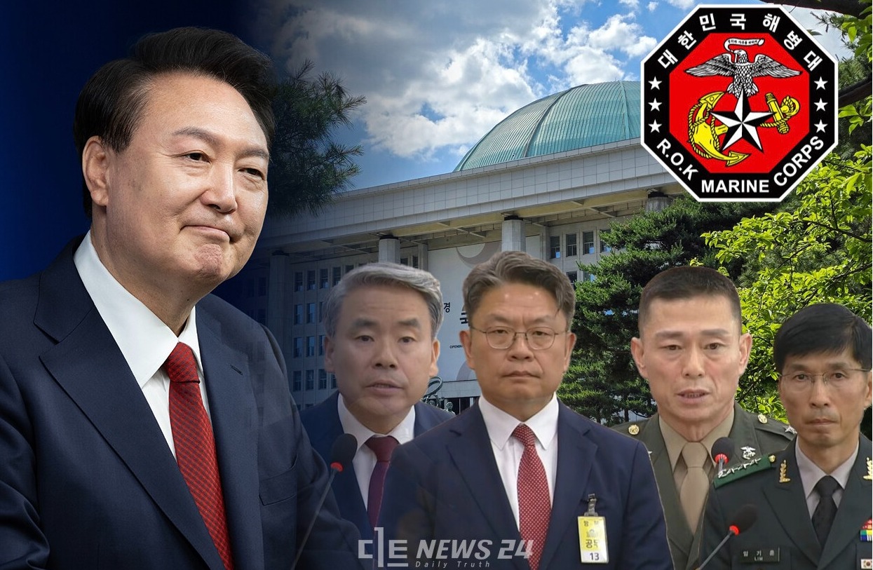 채상병 특검법 재의요구안이 9일 국무회의를 통과했다. 나토 정상회의 참석 차 미국을 방문 중인 윤석열 대통령은 전자결재 방식으로 재의요구권(거부권) 행사를 할 것으로 관측된다. 이 경우 취임 후 15번째 거부권으로 기록된다. ⓒ황재돈 기자.