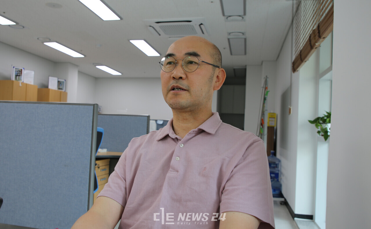 이상희 목원대 교수. 한지혜 기자.