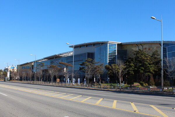 논산시 보건소 전경.