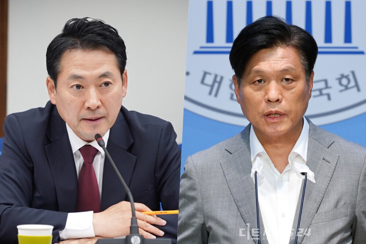 장동혁 국민의힘 최고위원과 조승래 더불어민주당 수석대변인이 26일 라디오 방송에 출연해 한동훈표 제3자 추천 채해병 특검법을 두고 공방전을 벌였다. 장 최고위원은 민주당이 요구한 '26일까지 법안 발의' 요구에 "오늘까지 낼 상황은 아니"라며 사실상 거부 의사를 밝혔다. 자료사진. ⓒ황재돈 기자. 