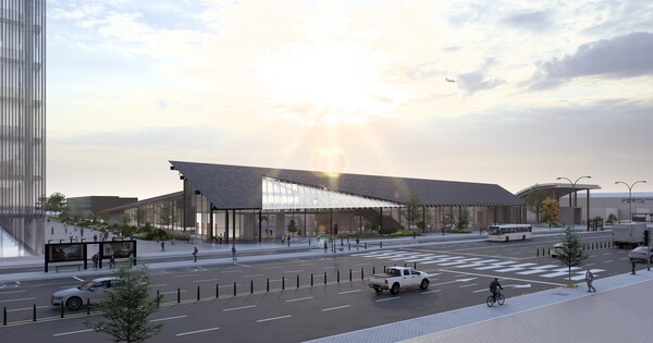 유성복합터미널 외부 투시도. 대전시 제공.