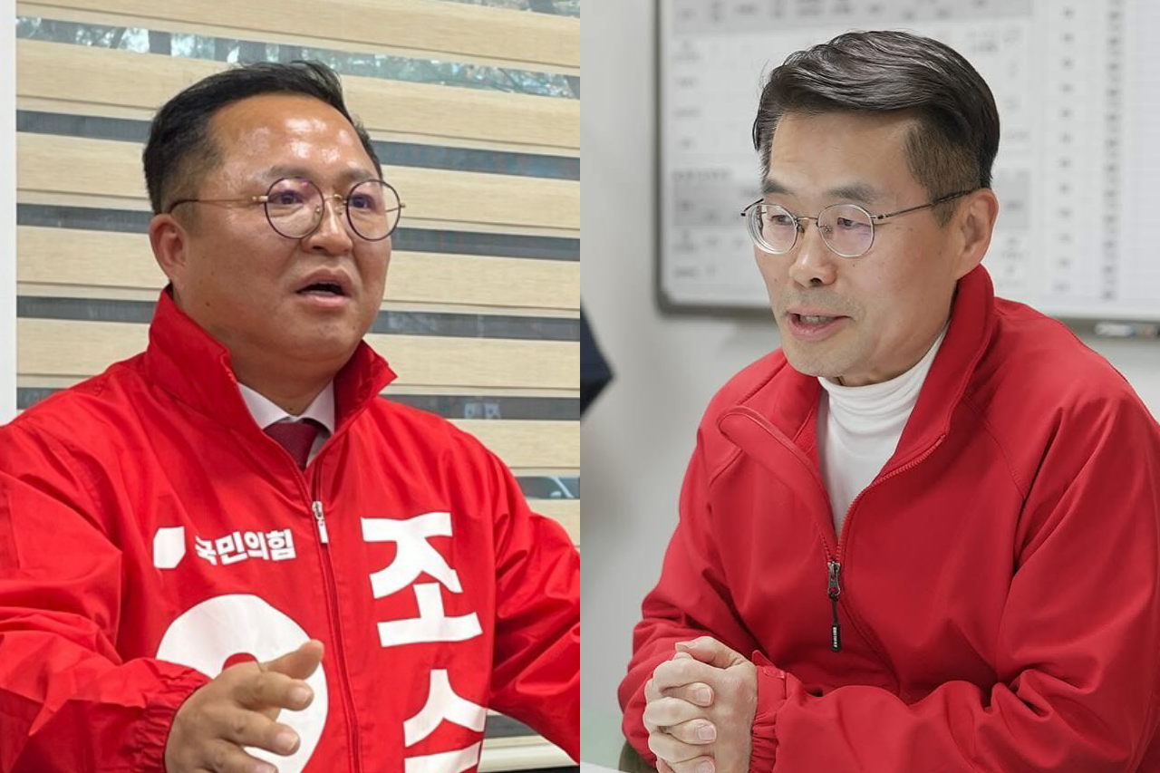 충청권 국민의힘 원외 당협위원장들이 윤석열 대통령 탄핵을 두고 둘로 나뉘었다. 왼쪽부터 조수연 대전 서구갑, 박경호 대전 대덕 당협위원장. 자료사진.