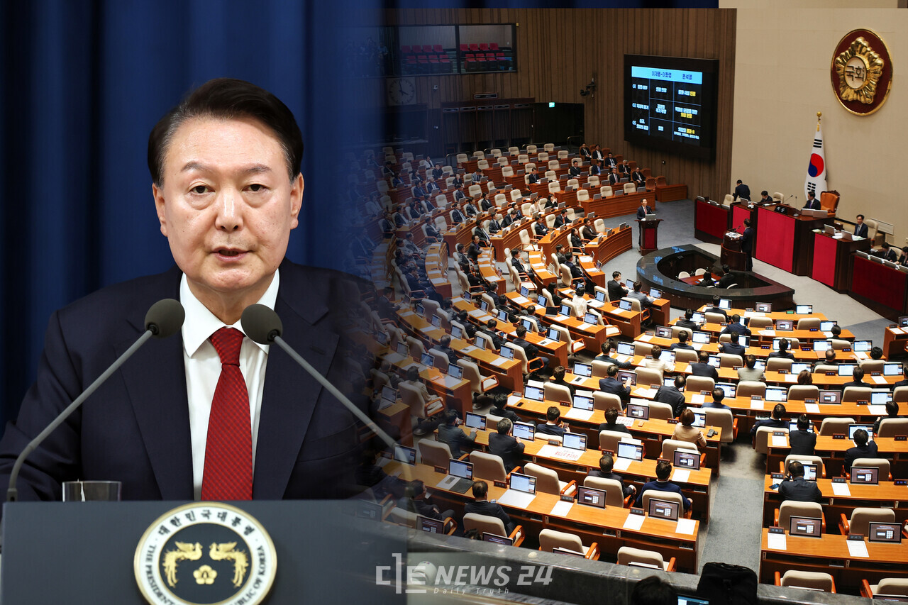 윤석열 대통령 비상계엄 사태를 수사하기 위한 ‘내란 상설특검(위헌적 비상계엄 선포를 통한 내란 행위 진상규명을 위한 특별검사 수사요구안)’이 10일 국회 본회의를 통과했다. 자료사진.