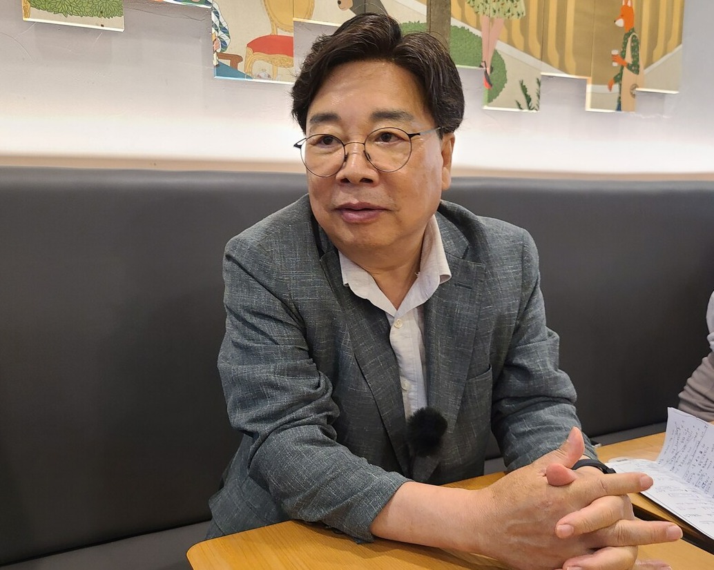 권선택 전 대전시장이 27일 오후 지역언론과 만나 내달 광복절 특별사면과 관련된 입장을 설명하고 있다. 한지혜 기자.