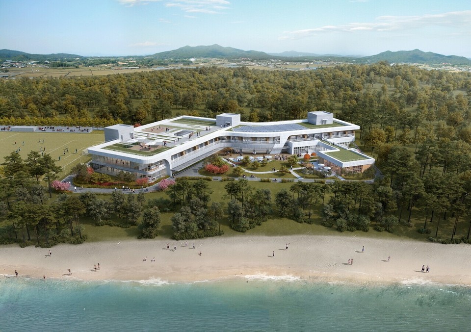 오는 9월  개관하는 태안해양치유센터 조감도.