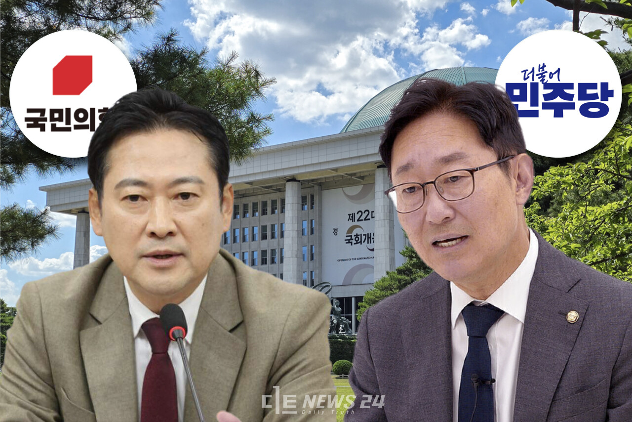 충청권 의원인 장동혁 국민의힘 의원(충남 보령·서천)과 박범계 더불어민주당 의원(대전 서구을)이 ‘명태균 특검법’ 국회 법제사법위원회 상정을 두고 찬반 논쟁을 벌였다. 이들은 각각 해당 법안을 두고 ‘이재명 대표 대선 도전을 위한 포석’, ‘내란 극복을 위한 법안’이라는 주장을 폈다.