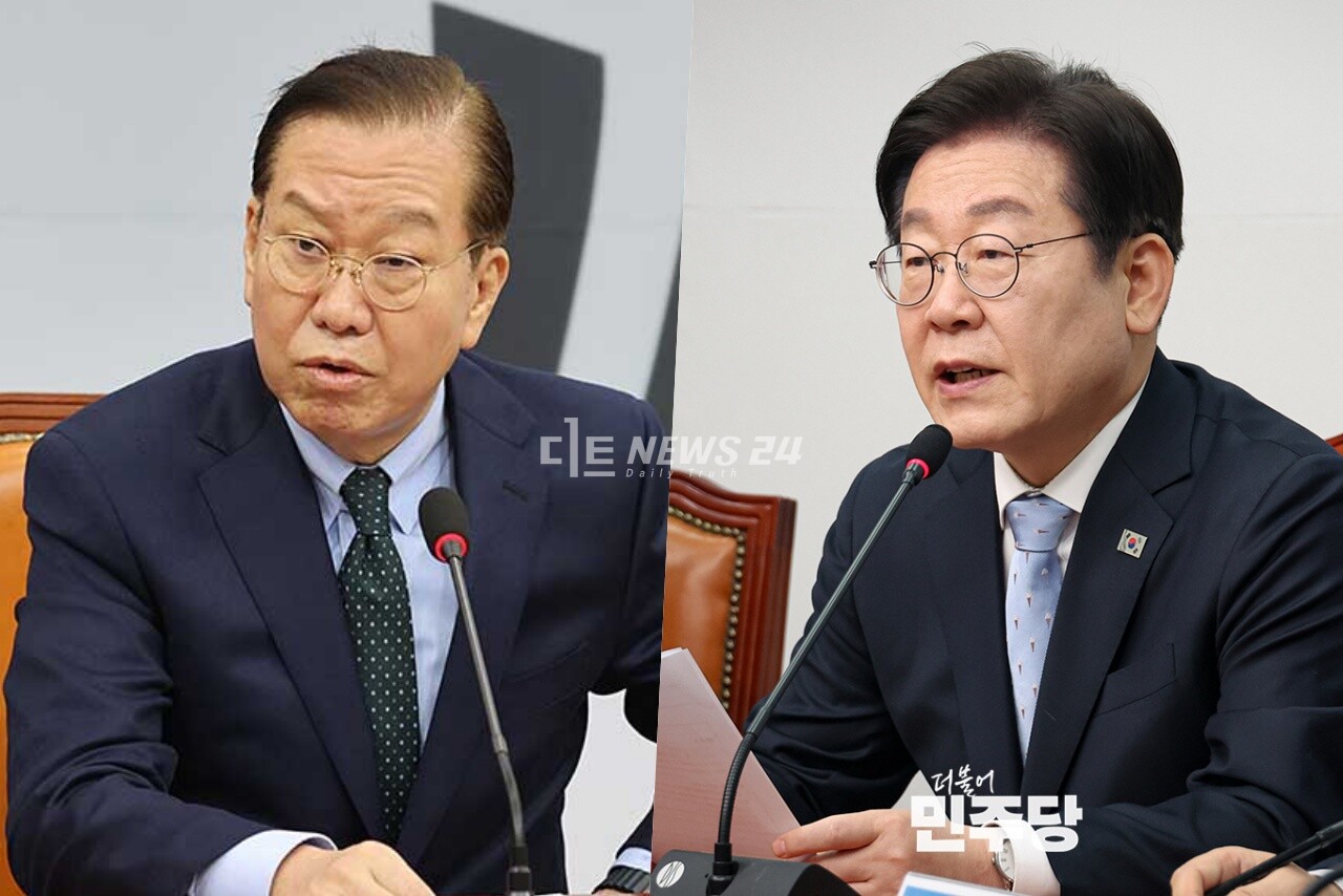 권영세 국민의힘 비상대책위원장과 이재명 더불어민주당 대표. 각 정당 홈페이지 갈무리. 