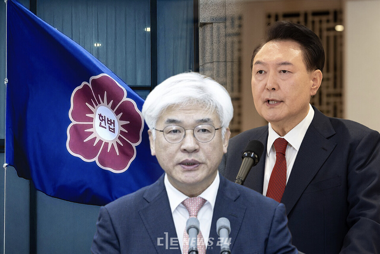 헌법재판소는 27일 최상목 대통령 권한대행 겸 경제부총리가 마은혁 헌법재판관 후보자 불임명과 관련해 “국회 재판관 선출을 통한 헌재 구성권을 침해한 것”이라고 결정했다. 디트뉴스DB.