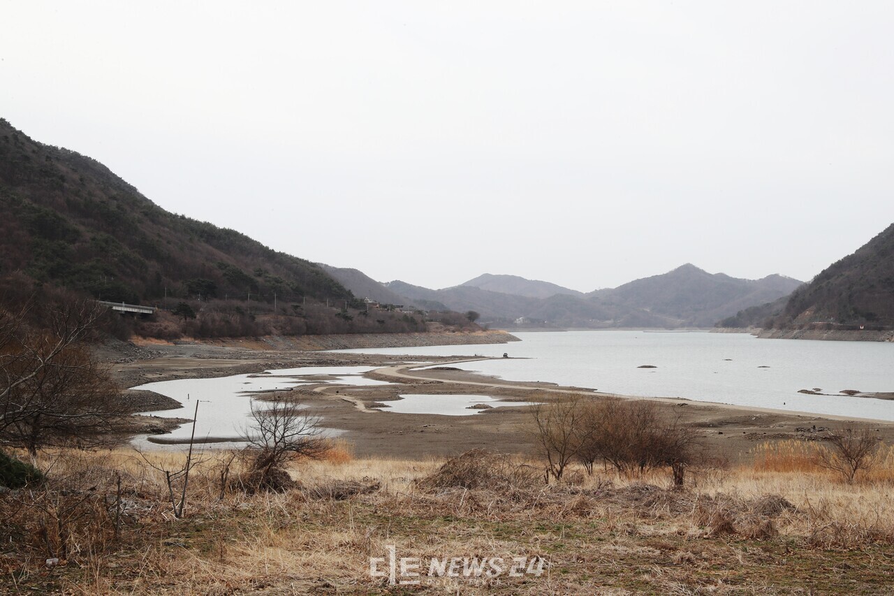 보령댐 저수율이 지난해 절반에도 미치지 못하고 있는 것으로 나타났다. 보령시