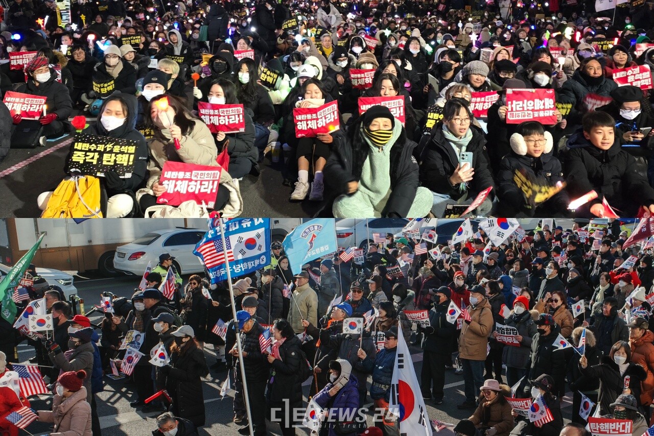 헌법재판소가 사실상 윤석열 대통령 탄핵심판 선고를 4월로 넘긴 가운데 “탄핵해야” 한다는 여론이 커지는 것으로 나타났다. 특히 중도층에선 70%가 탄핵 찬성 입장을 밝혔다. ⓒ황재돈 기자. 