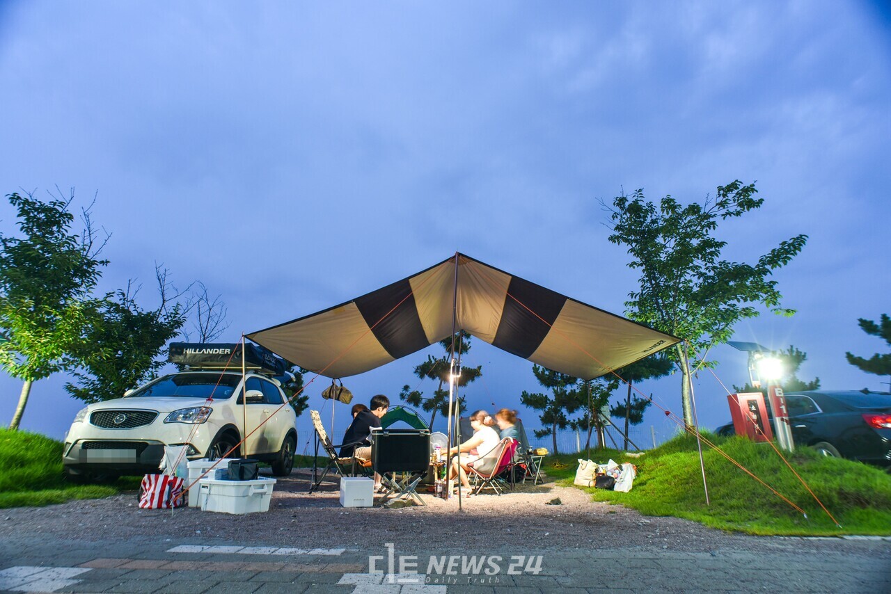 삽교호 ‘당진해양캠핑공원’. 당진시
