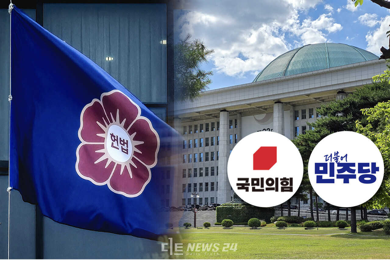 여야가 문형배·이미선 헌법재판관 임기 종료(4월 18일)를 앞두고 헌재 구성을 둘러싼 신경전을 벌이고 있다. 헌법재판소가 윤석열 대통령 탄핵심판 선고를 이들의 임기 종료일까지 미룰 가능성에 대비하는 모습이다. 