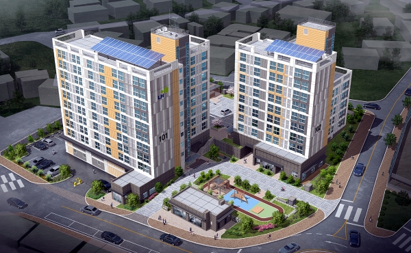 예산군 마을정비형 공공주택 조감도. 자료사진. 디트뉴스DB. 