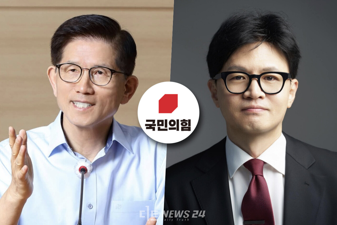 김문수 전 고용노동부 장관과 한동훈 전 국민의힘 대표가 국민의힘 대통령 후보를 선출하는 결선에 안착했다. 안철수 의원과 홍준표 전 대구시장은 2차 경선에서 고배를 마셨다. 자료사진.