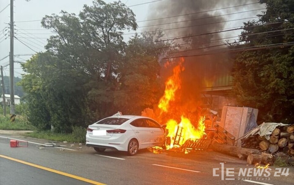 사고현장 모습. /독자 제공