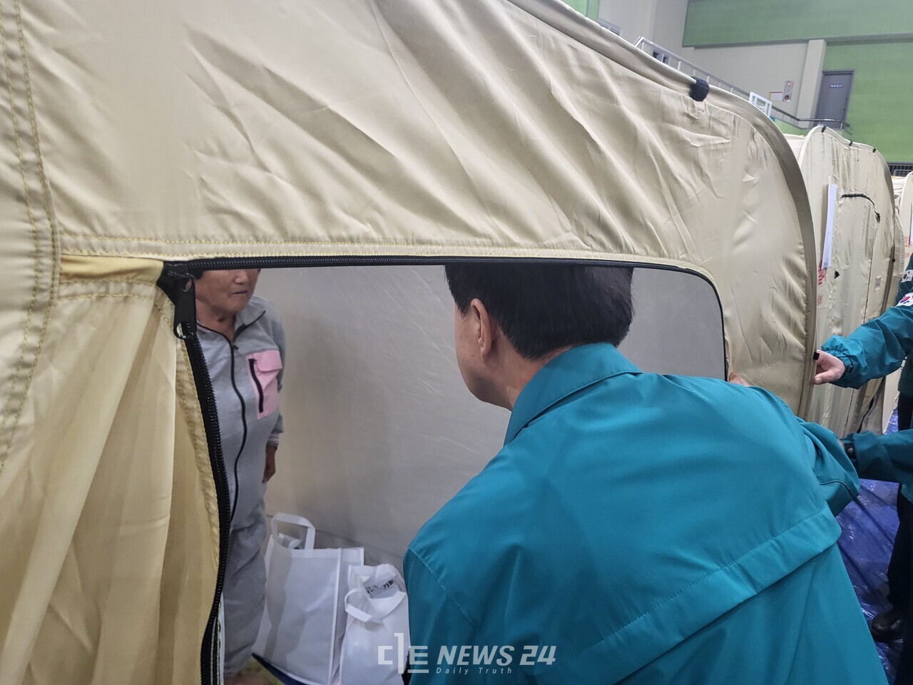 이날 충남에서는 당진시가 최고 강수량을 기록했다. 역천과 용연천이 범람해 인근 용연동 주민 대부분이 집이 침수되는 피해를 입었다. 김다소미 기자. 