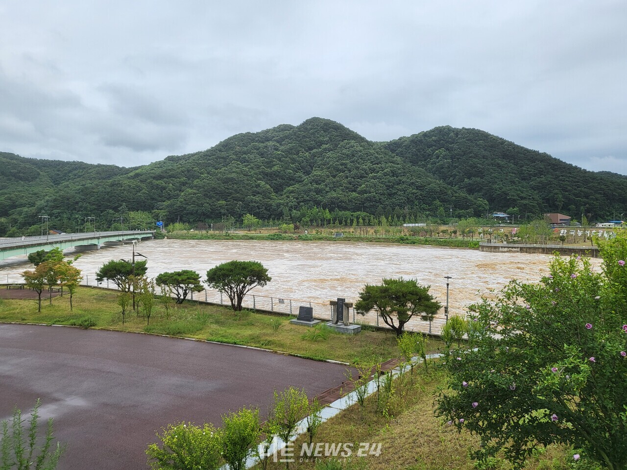 예당저수지 모습. 김다소미 기자. 