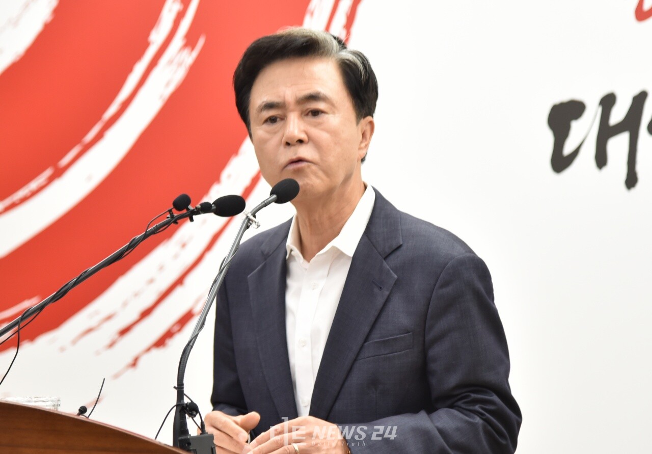 김태흠 충남지사. ;김다소미 기자. 