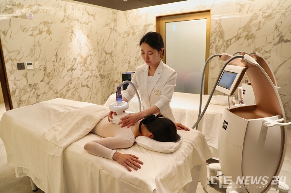 태안해양치유센터 내부 모습. /태안군