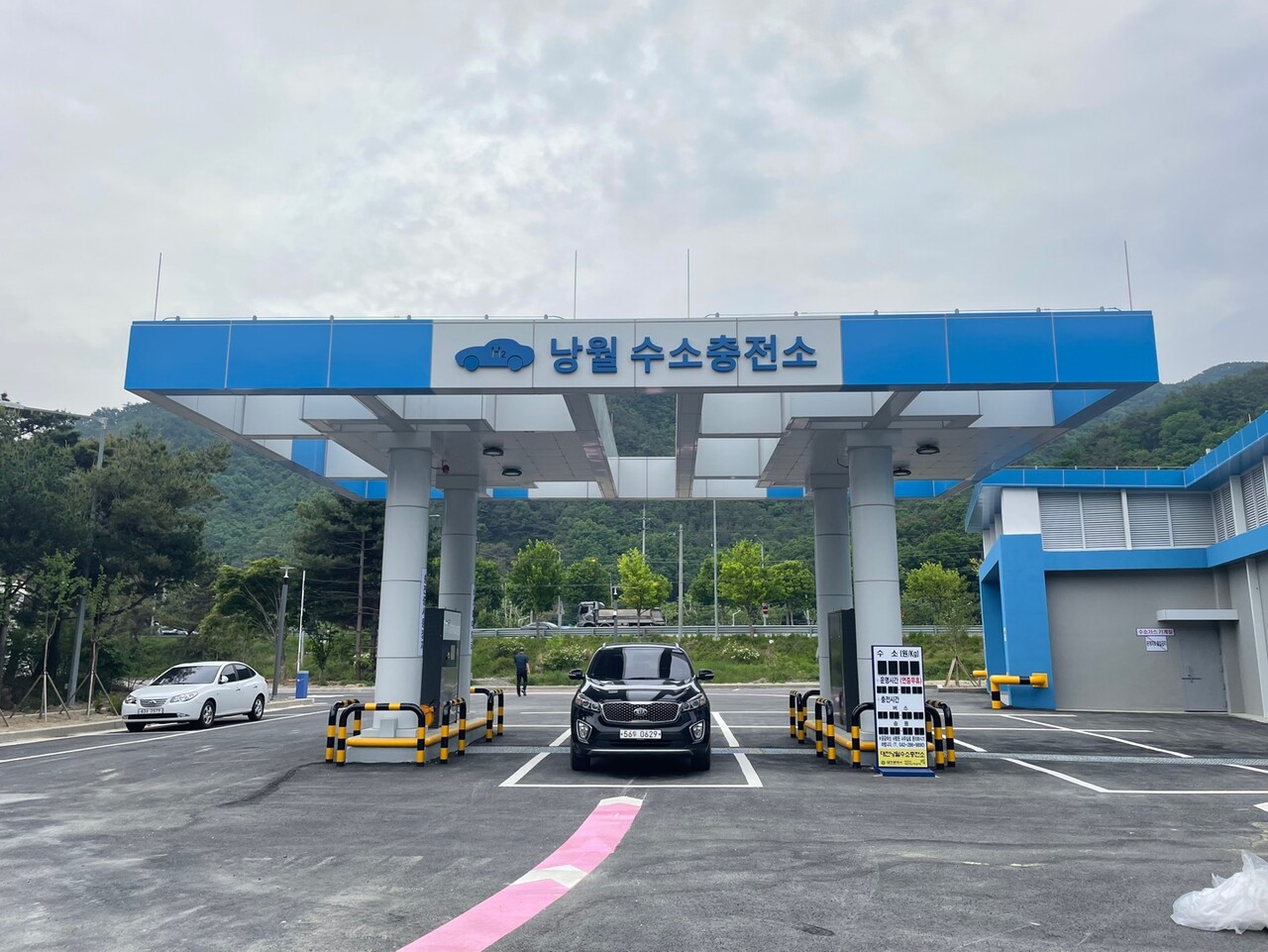 대전 낭월 수소충전소 전경. 대전시 제공.
