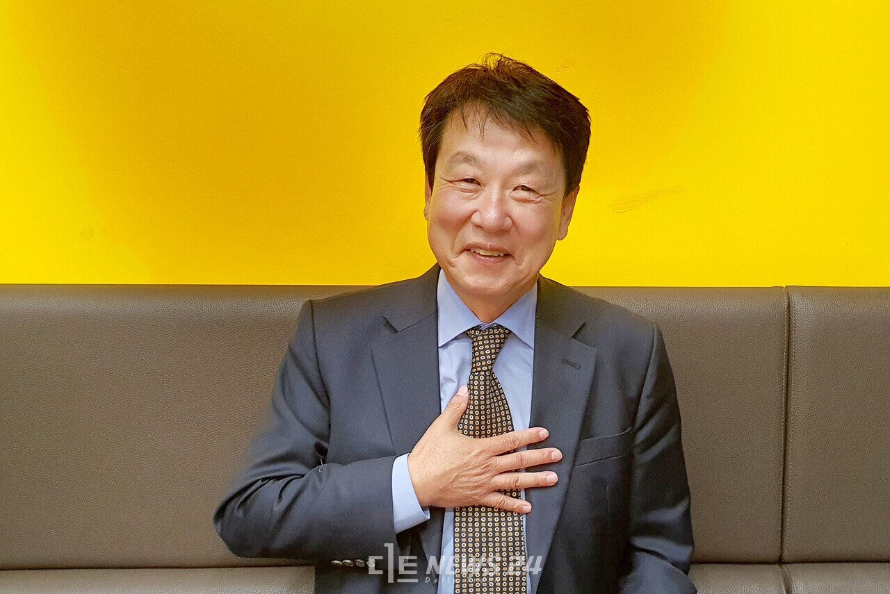 김한수 배재대 전 부총장. 이미선 기자 .