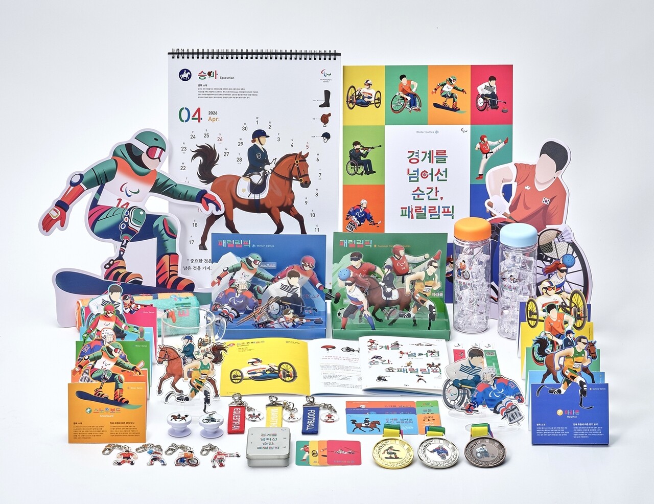 대한상공회의소회장상을 수상한 이서영, 김지윤씨 작품(경계를 넘어선 순간 패럴림픽). 남서울대 제공