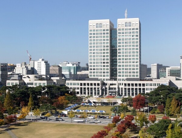 대전시청사 전경.