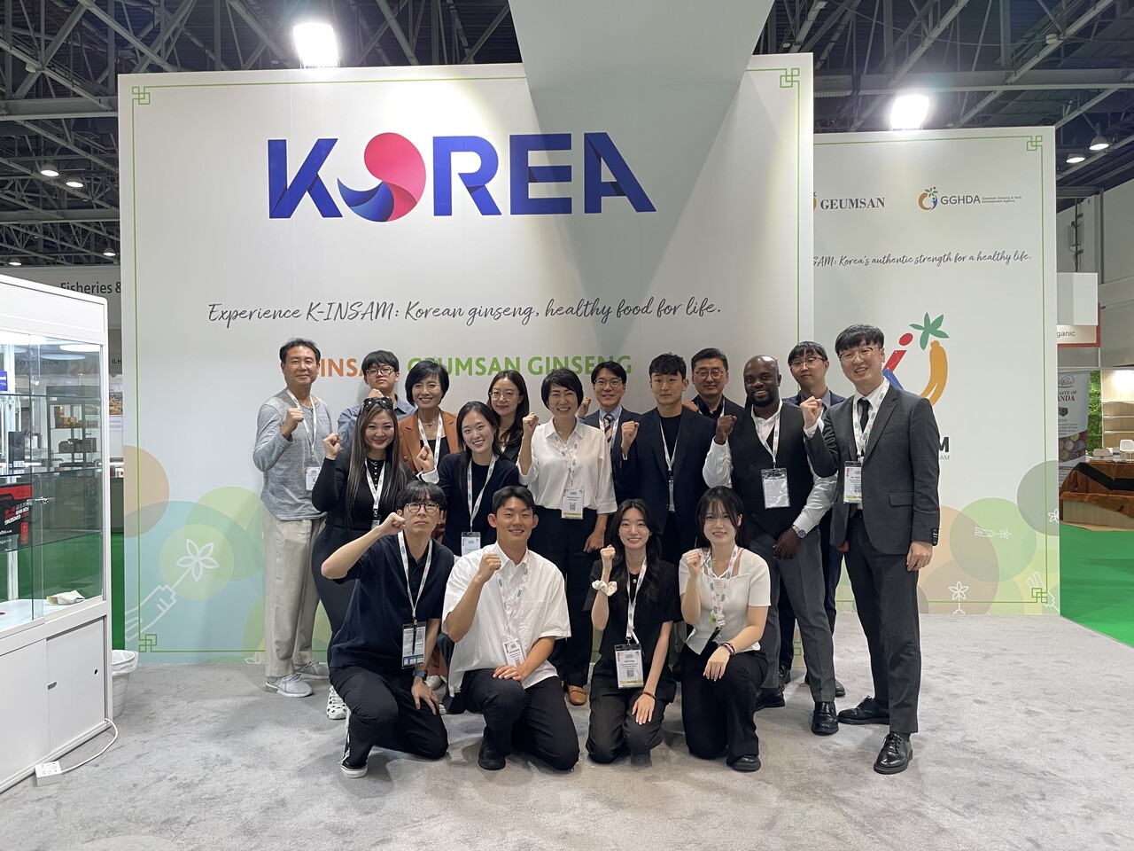 지난 17일부터 19일까지 두바이 세계무역센터에서 열린 2525 두바이 유기농 제품 박람회에 금산군 인삼제조업체 4곳이 참여해 174만 달러의 수출협약(MOU)을 했다. /사진제공=금산군