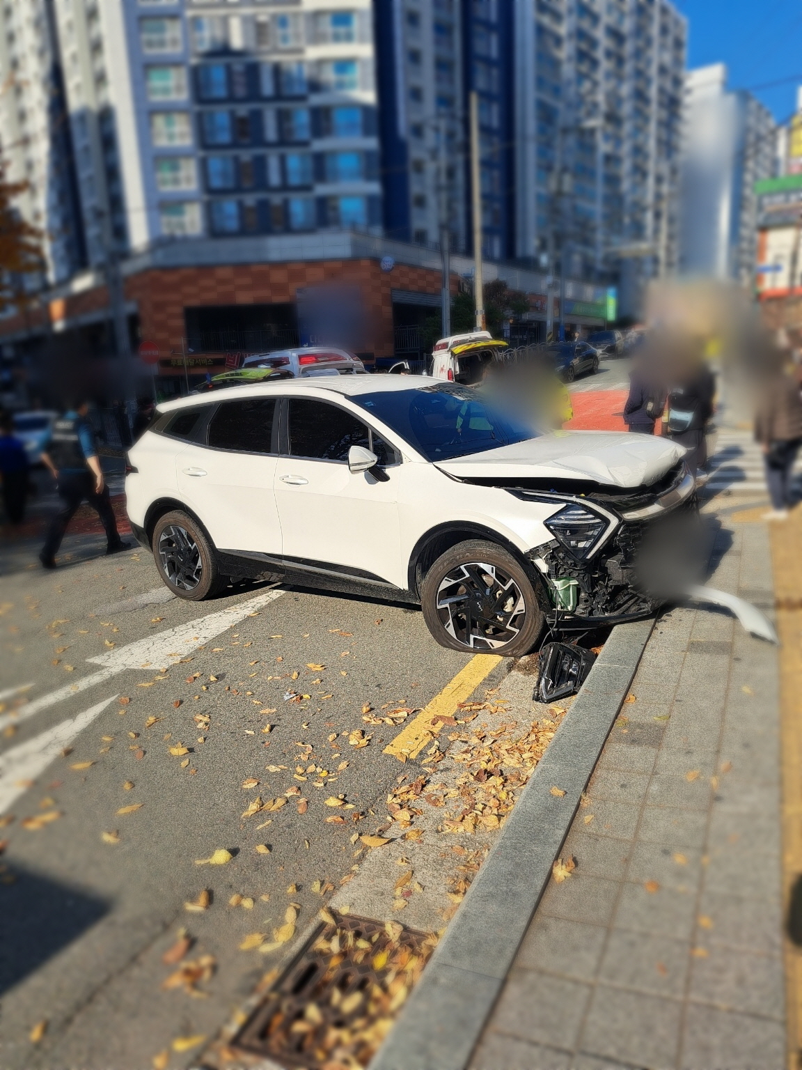 사고 당시 현장모습./부산남부경찰서