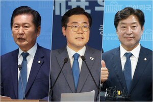 <b>박찬대</b>·<b>정청래</b> <b>양자대결</b>, 황명선 단독 출마